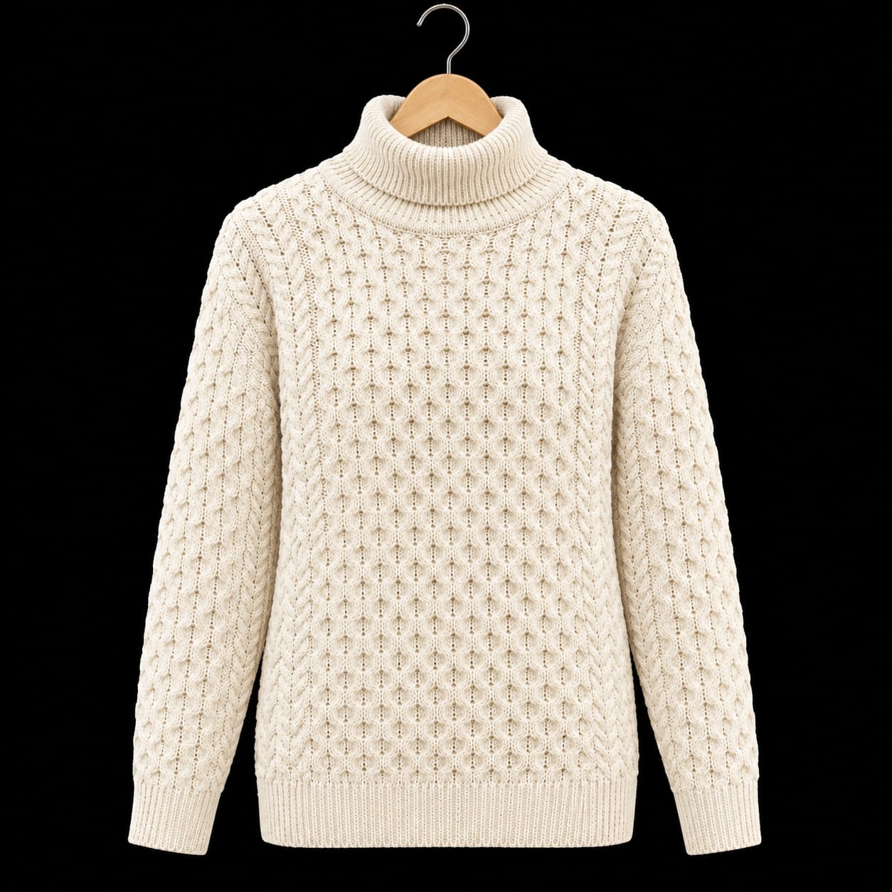 Womens Cable Pullover
